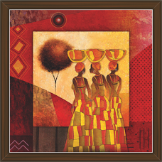 African Modern Art Paintings (AS-7923)